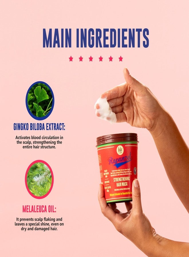 Lola From Rio - Rapunzel Mask - Strengthening Hair Mask, Restores Shine, For All Hair Types, 15.87 Fl Oz - Image 5